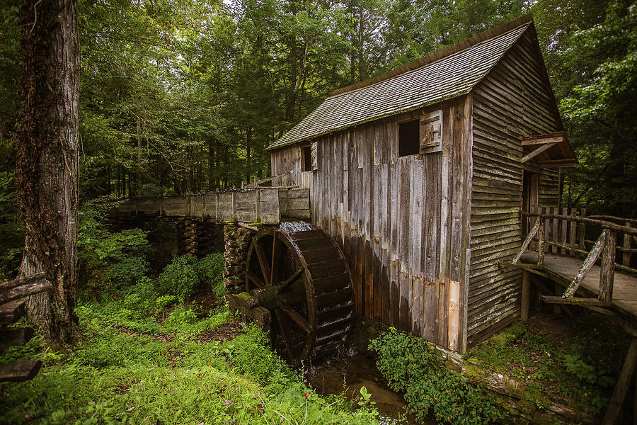 John P Cable Grist Mill - Great Smoky Mountains Photograph by Delaney ...