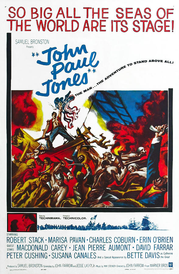 John Paul Jones, 1959 Mixed Media by Movie World Posters