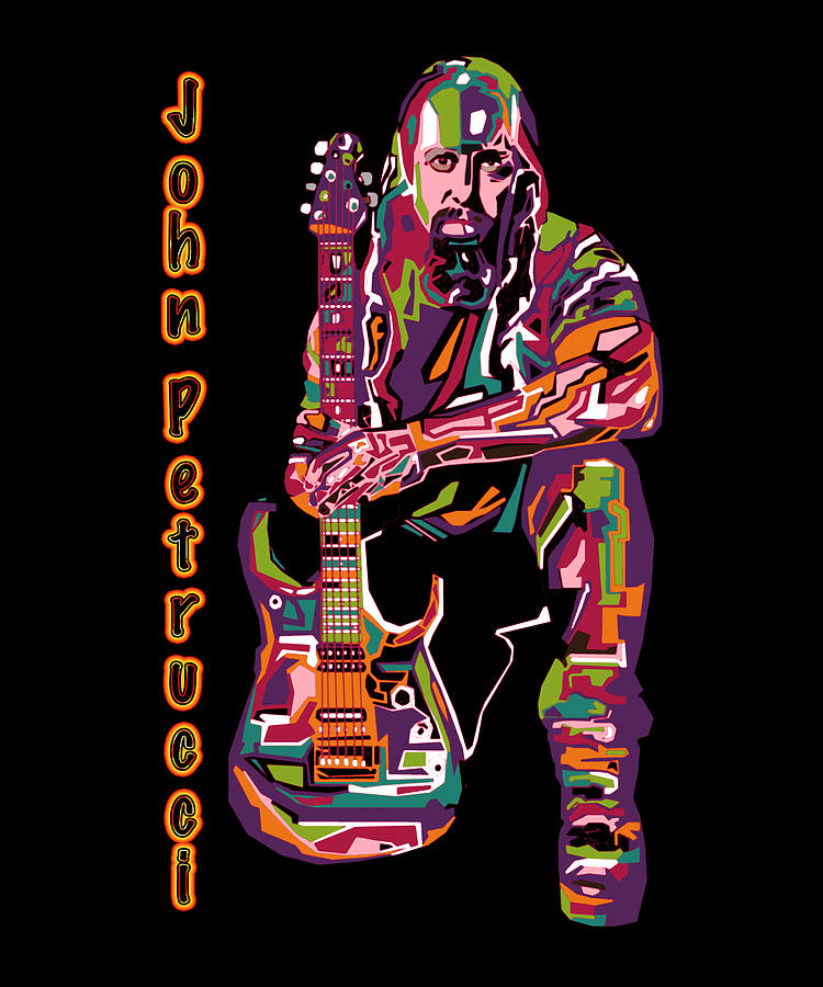 John Petrucci Rock Digital Art by Jeje Jean johnatan | Fine Art America