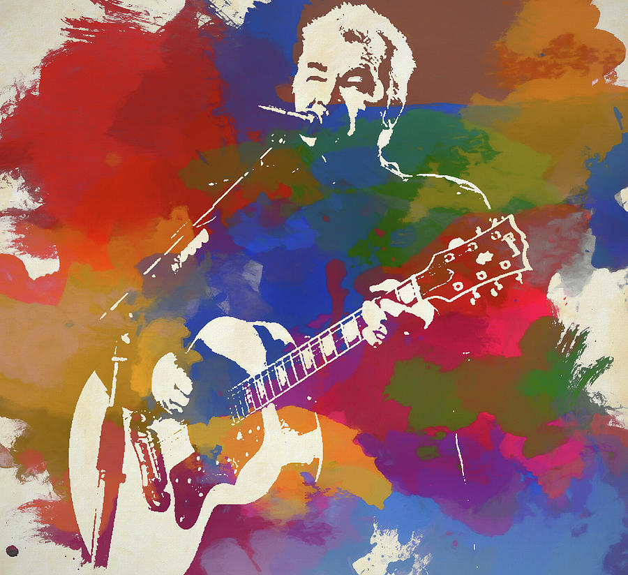 John Prine Painting by Dan Sproul