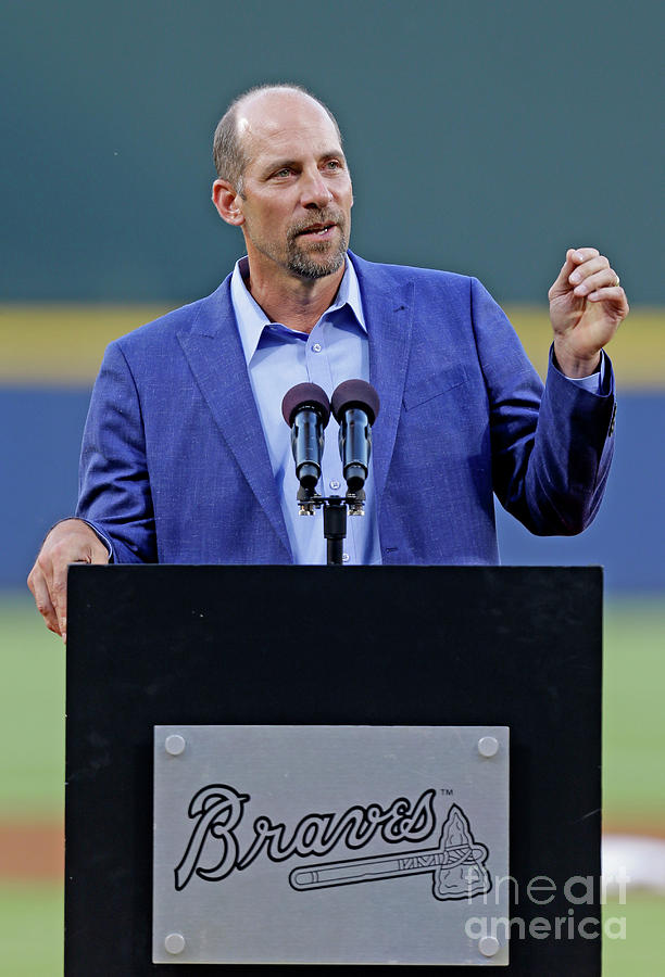 John Smoltz Photograph by Butch Dill John Smoltz Photograph by Butch Dill