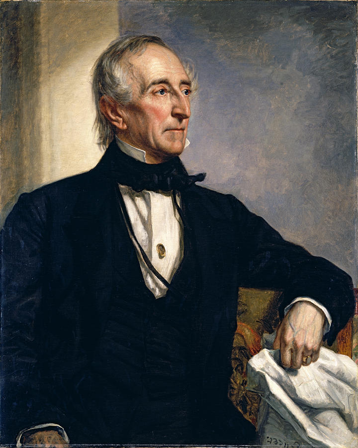 John Tyler 1859 Painting by Vincent Monozlay