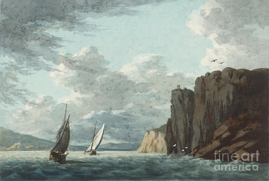 John Warwick Smith from Album of Views in Italy, 12. Coast of