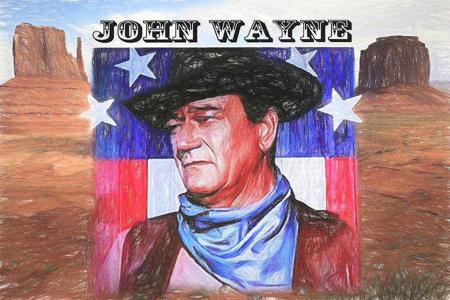 John Wayne Photograph by Donna Kennedy