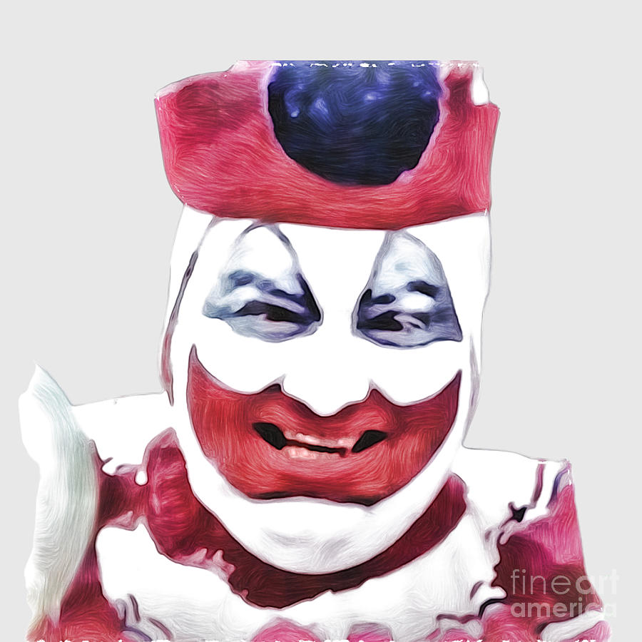 John Wayne Gacy As Pogo Digital Art By Rebecca Pinnock - Pixels