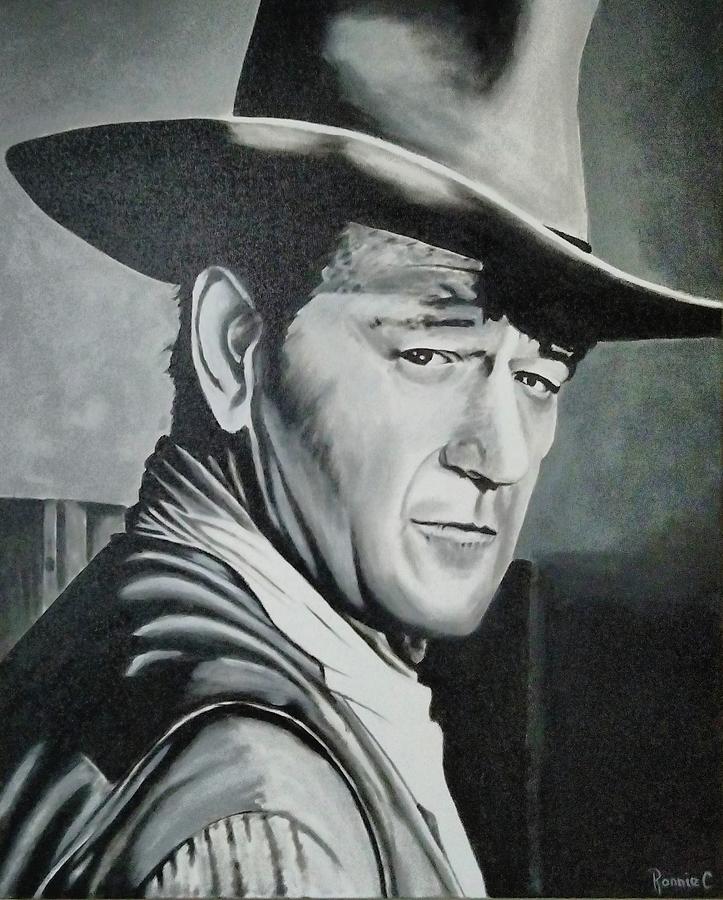 John Wayne Painting by Ronnie Cantoro - Pixels