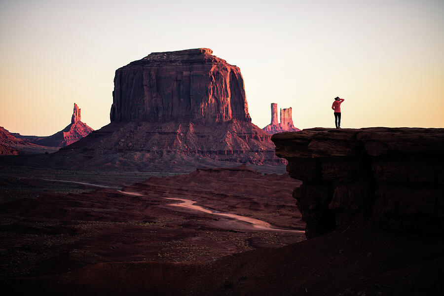 Sunset Photograph - John Wayne by Ted Hesser Sunset Photograph - John Wayne by Ted Hesser