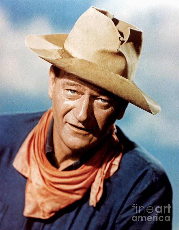 John Wayne Photograph - John Wayne the Duke by Michael Butkovich