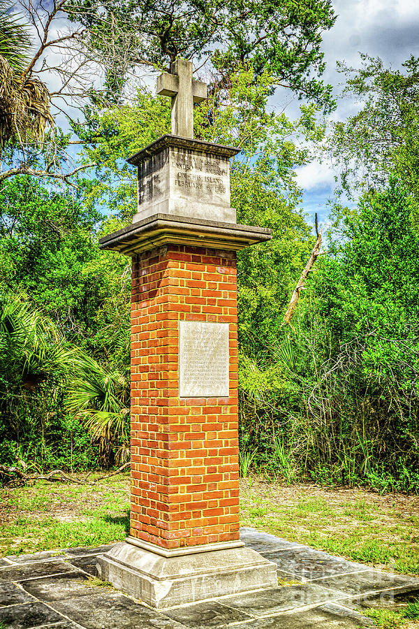 John Wesley Monument Fort Pulaski by Nick Zelinsky John Wesley Monument Fort Pulaski by Nick Zelinsky