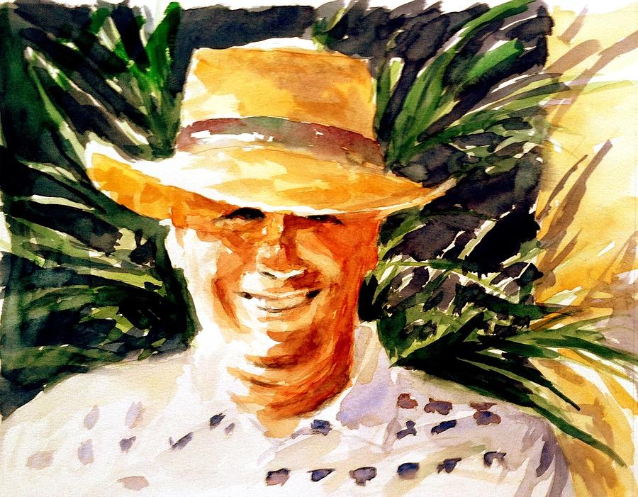 John West Selfie Painting by John West