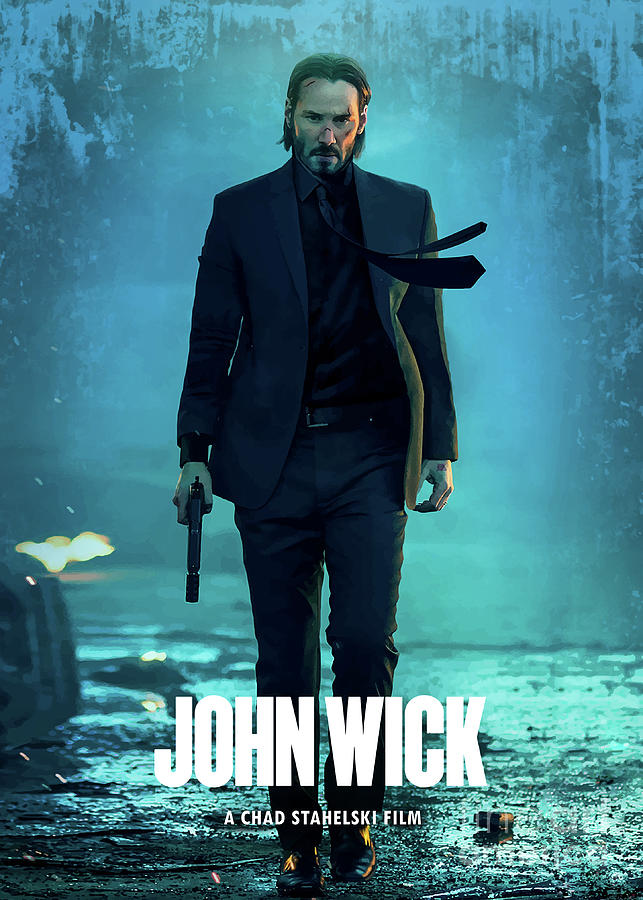John Wick Digital Art - John Wick by Bo Kev