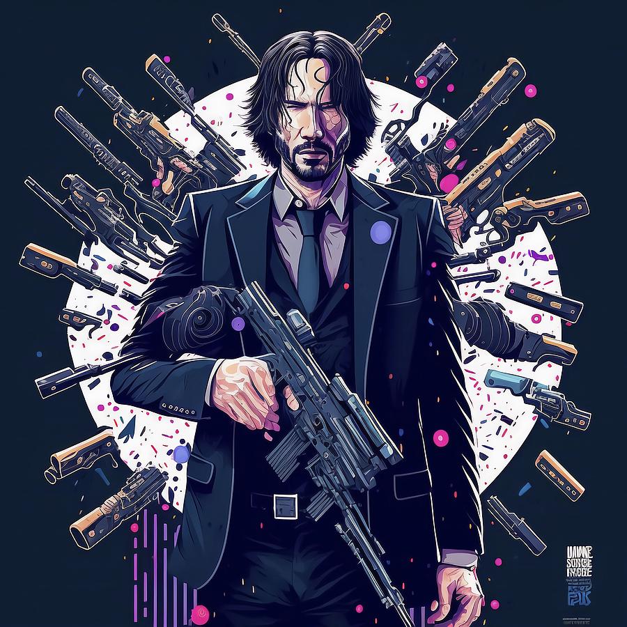 John Wick Digital Art by Creationistlife - Fine Art America