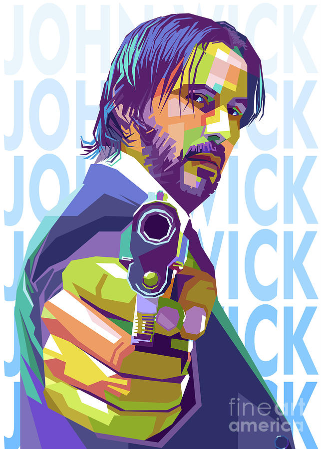 John Wick Digital Art - John Wick by Lots Of ArtWork