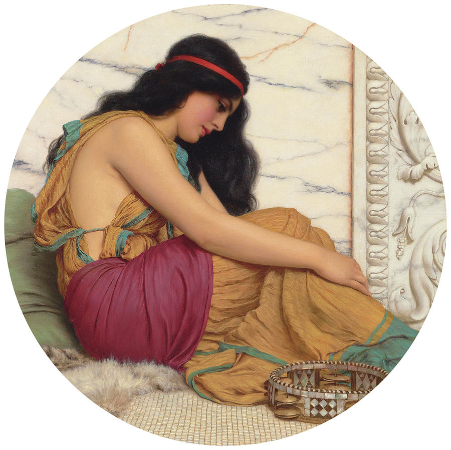 John William Godward, R.b.a. 1861-1922 The Tired Danseuse Painting