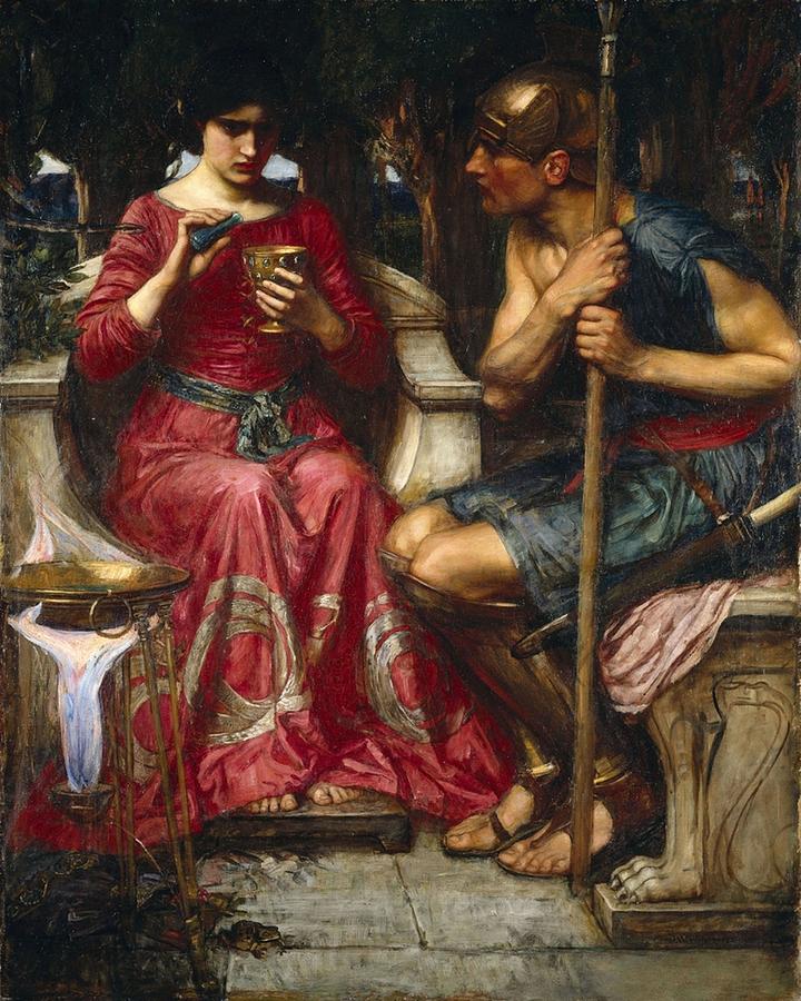 John William Waterhouse - Jason and Medea Painting by Les Classics
