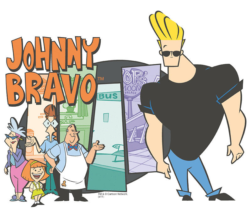 Johnny Bravo - Johnny And Friends Digital Art by Samantha Monahan ...