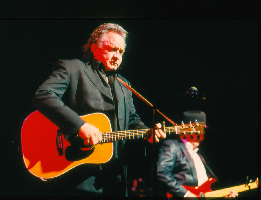 Johnny Cash 1998 Photograph by Bob Gersztyn - Fine Art America