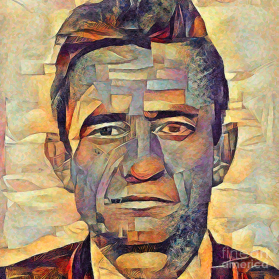 Johnny Cash Contemporary Art 20210718 square Photograph by Wingsdomain Art and Photography
