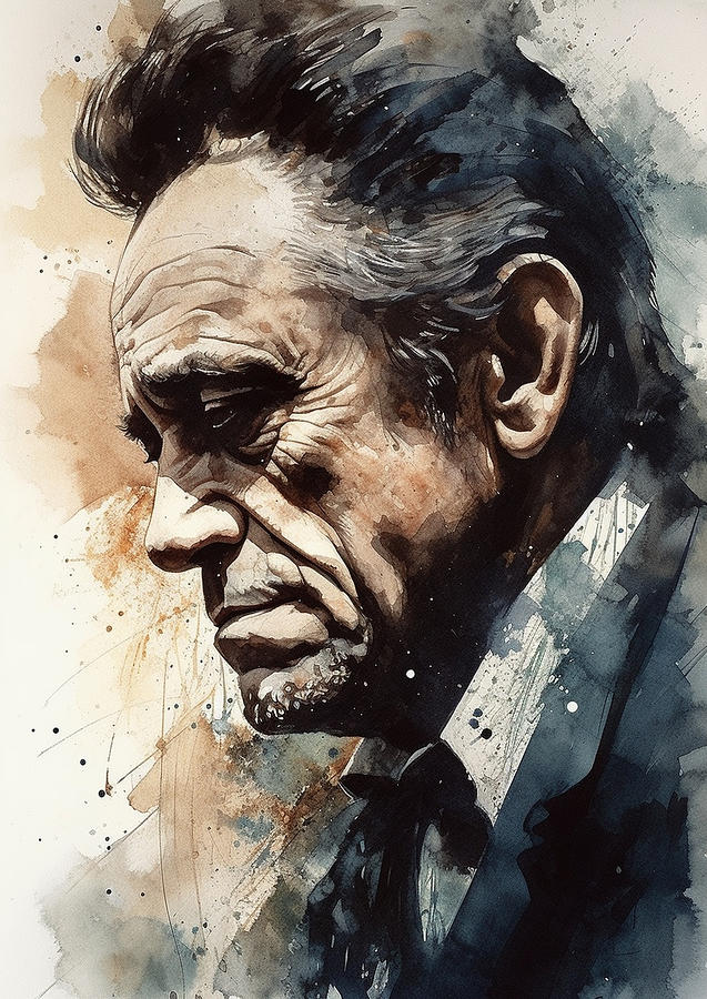 Johnny Cash Digital Art by Dieu Vuong Kha - Fine Art America