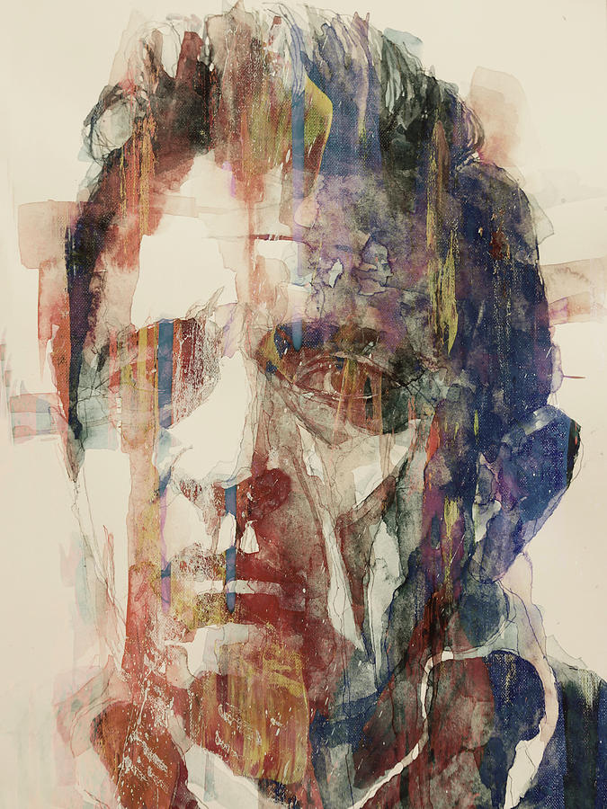 Johnny Cash  - Man In Black Mixed Media by Paul Lovering