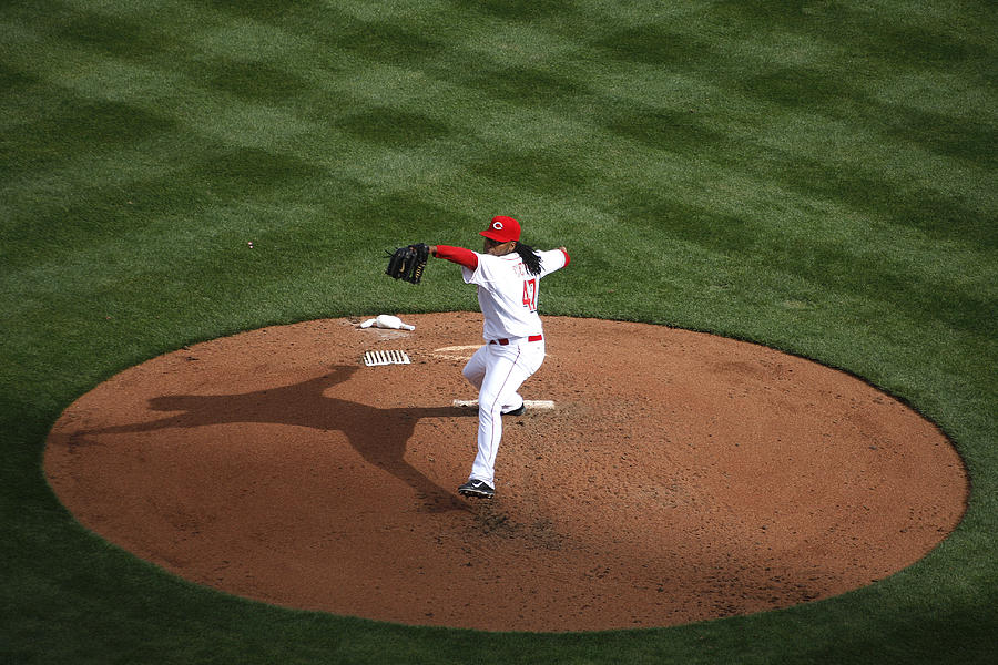 Johnny Cueto Photograph by John Grieshop Johnny Cueto Photograph by John Grieshop
