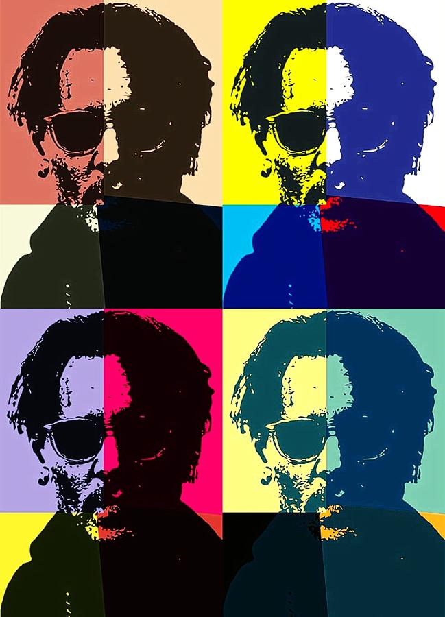 Johnny Depp Pop Art Digital Art by Bob Smerecki - Fine Art America