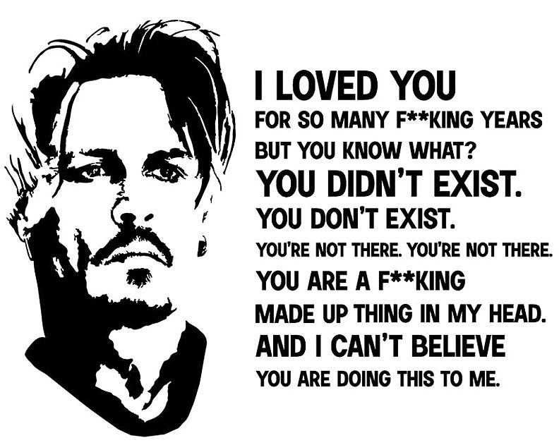 Johnny Depp Trial Quote Digital Art by Kasey Jones