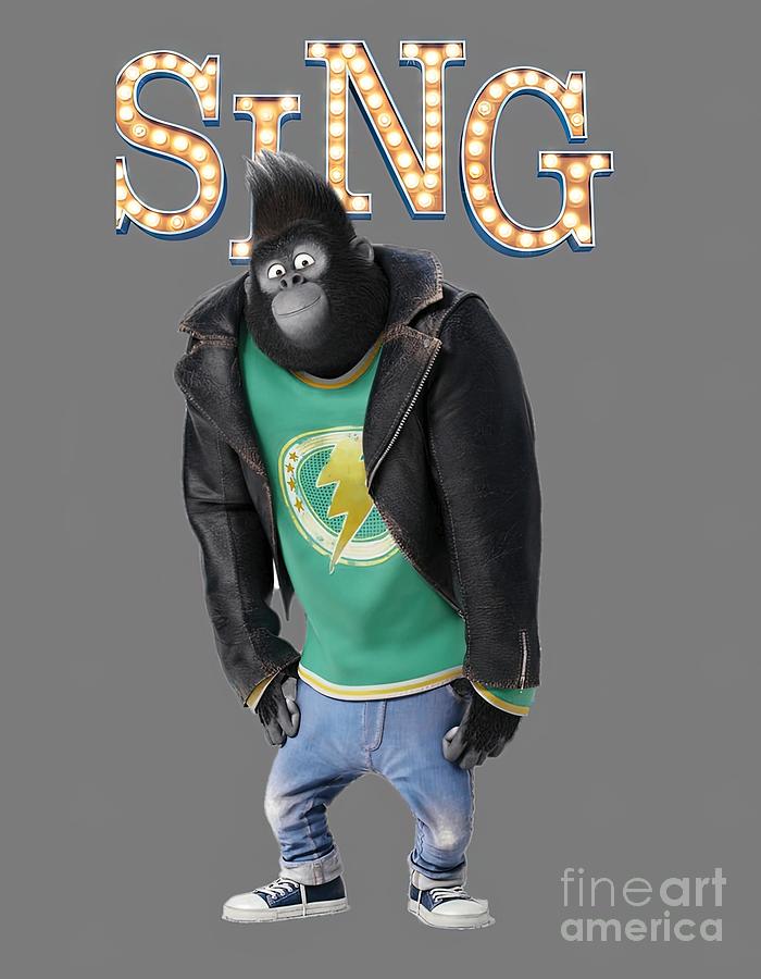 Johnny from SING movie Painting by Morgan Freddie - Fine Art America