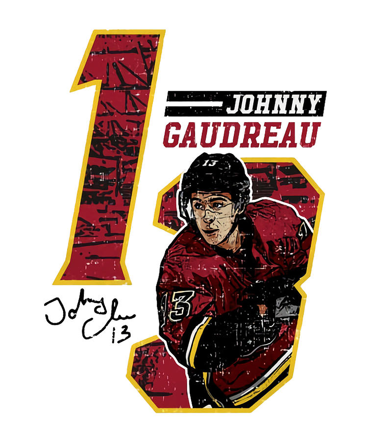 Johnny Gaudreau Offset Digital Art by Kelvin Kent Pixels