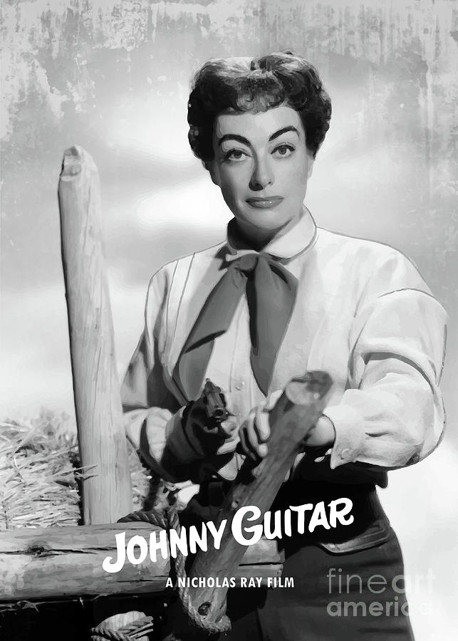 Joan Crawford Digital Art - Johnny Guitar by Bo Kev