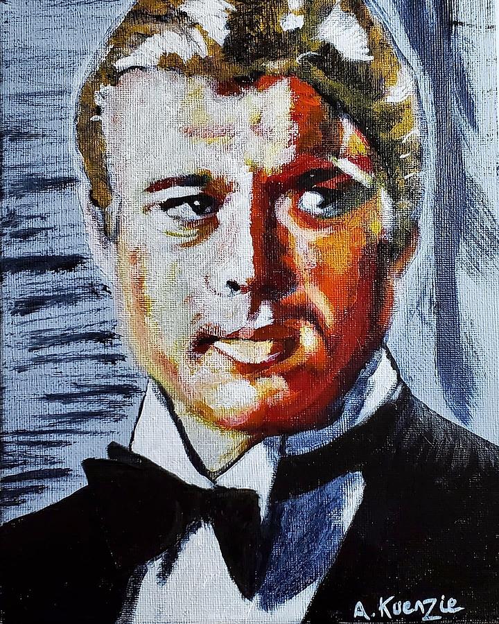Johnny Hooker/Robert Redford Painting by Amy Kuenzie