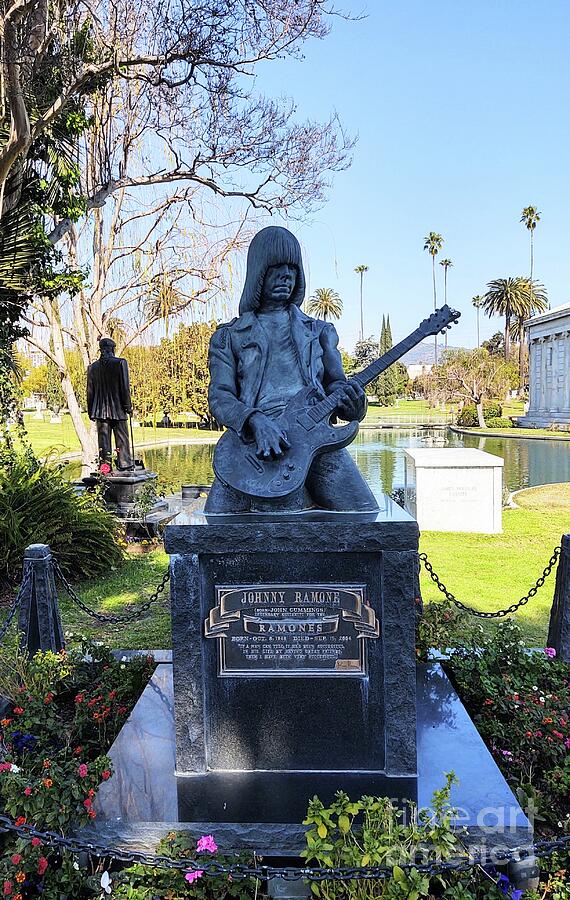 Johnny Ramone Hollywood Forever Photograph by Ginger Lou - Fine Art America