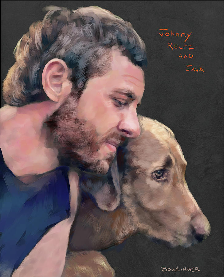 Johnny Rolfe and Java Digital Art by Scott Bowlinger Pixels