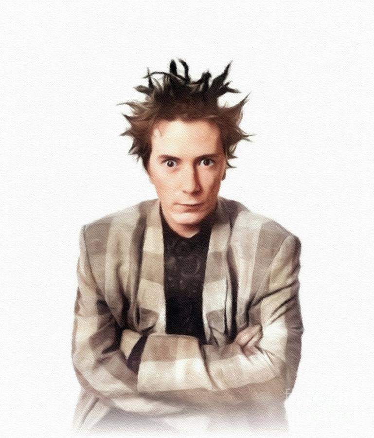 Johnny Rotten, Music Legend Painting by John Springfield Fine Art America