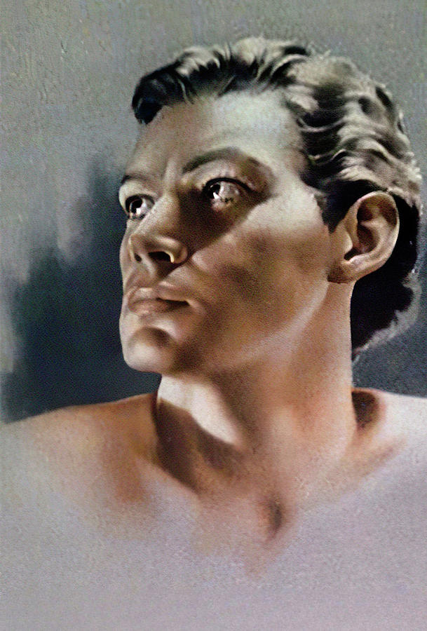 Johnny Weissmuller painting by Sergio Gargiulo Painting by Movie World Posters