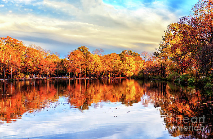 Johnson Park Natures Reflection in New Jersey Photograph by John Rizzuto