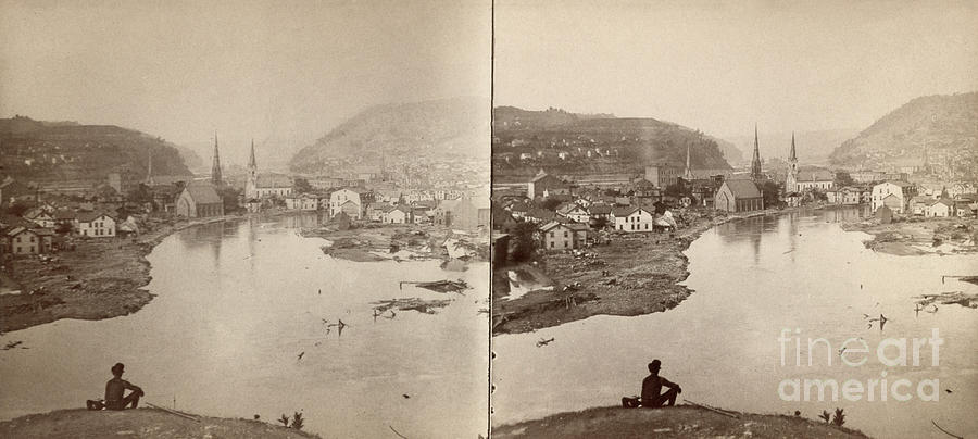 Johnstown Flood, 1889 Photograph by Filson and Son