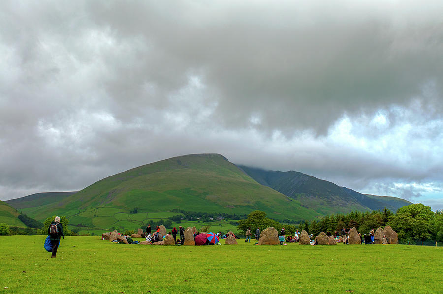 Joining Castlerigg stone circle Photograph by Dubi Roman