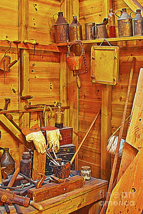 Tool Photograph - Joiners Tools HDR by Terri Waters