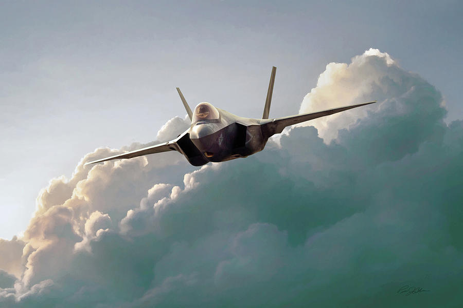 Joint Strike Fighter F-35 Digital Art by Peter Chilelli