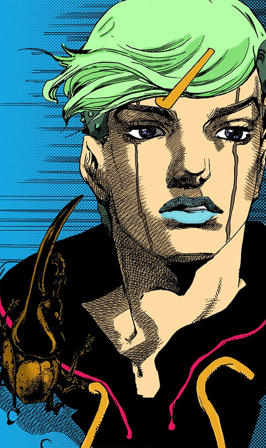 Jojo Bizarre Adventure Jojolion Jobin Higashikata Digital Art by ...