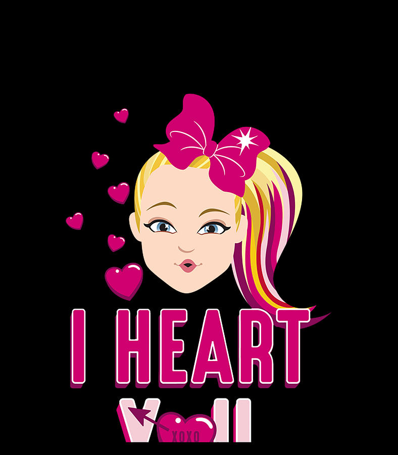 Jojo Siwa I Heart You Digital Art by Thanh Nguyen