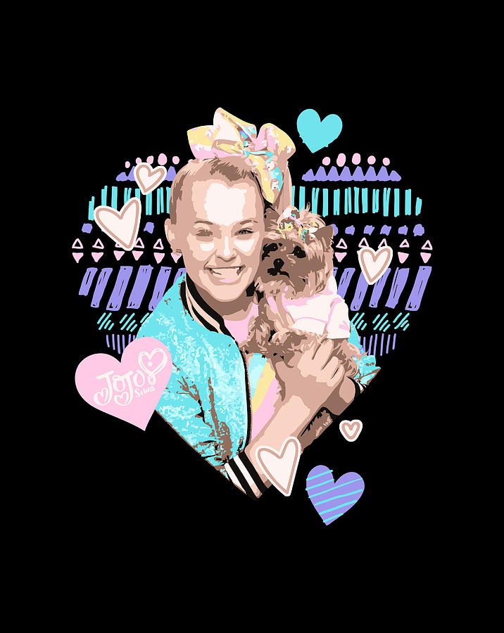 Jojo Siwa Jojo Heart Drawing by Lucy Wilk