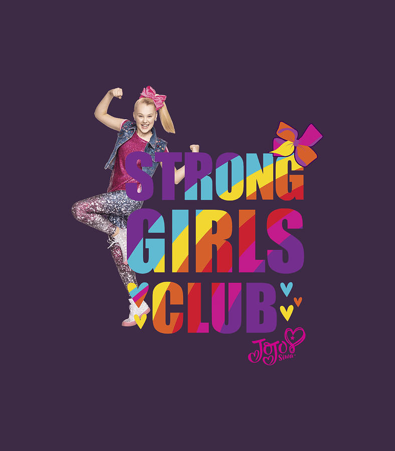 Jojo Siwa Strong Girls Club Rainbow Flex Digital Art by Keevan