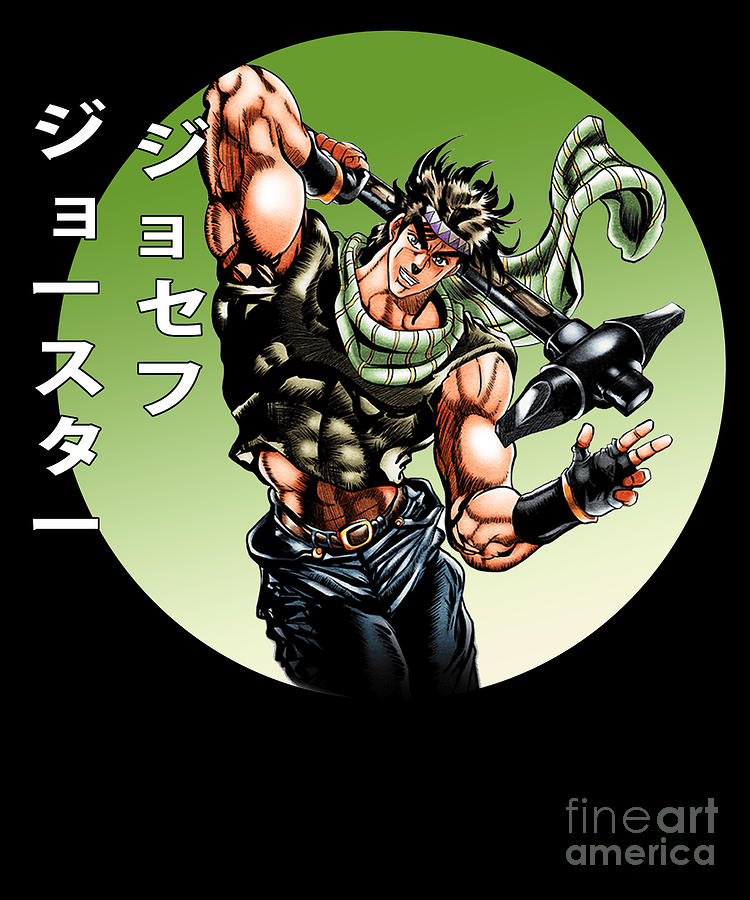 JoJo's Bizarre Adventure Japanese Joseph Joestar Art Drawing by Fantasy ...