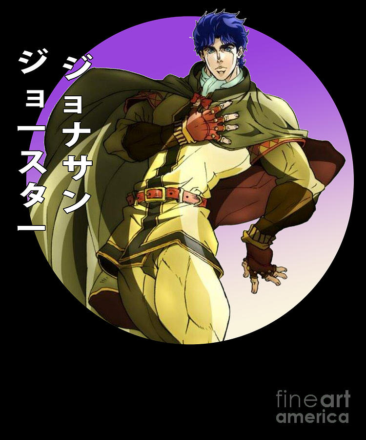 JoJo's Bizarre Adventure Japanese Jonathan Joestar Art Drawing by ...