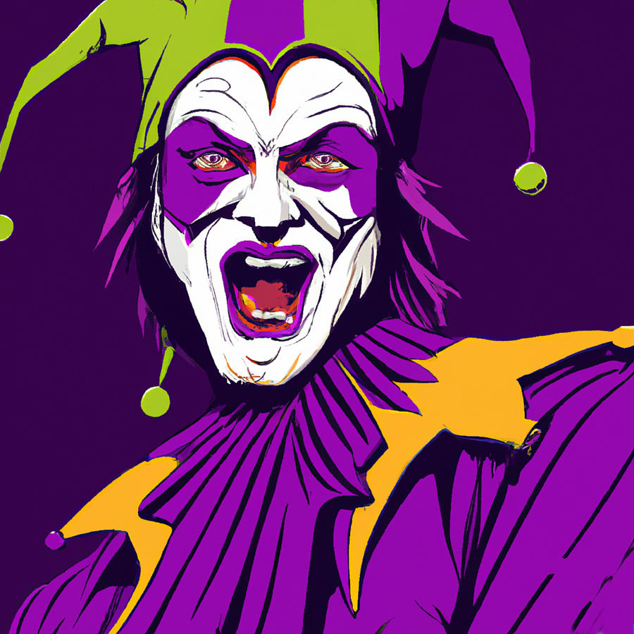 Joker Painting by Dan Twyman