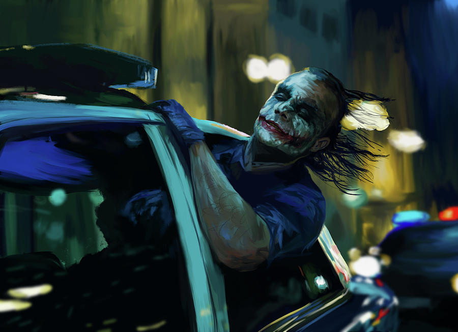 Joker Digital Art by Eber Riera - Pixels