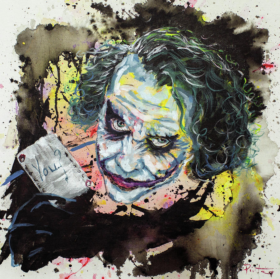 Joker Painting by Ioan Pintea - Fine Art America