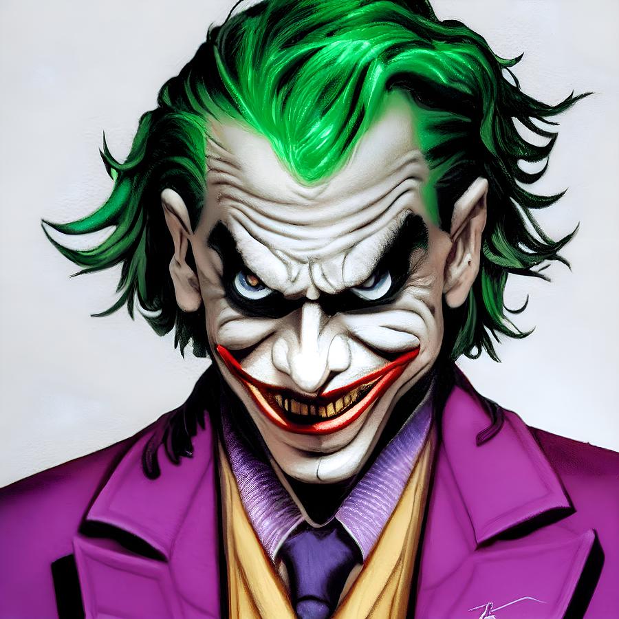 Joker Digital Art by Joao Silva - Fine Art America
